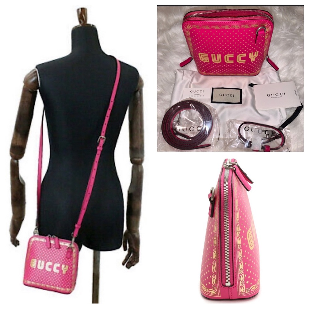 NWT GUCCI Limited Edition GUCCY Mini Leather Shoulder Bag